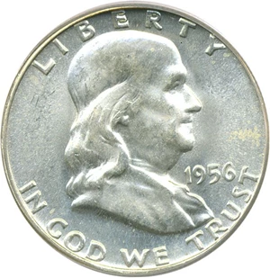 image for: 1956 50c PCGS MS65 FBL