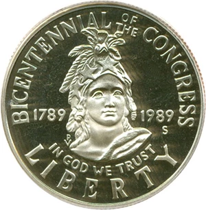 image for: 1989-S 50c Congress PCGS Proof 69 DCameo