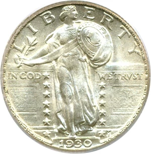 image for: 1930 25c PCGS MS65