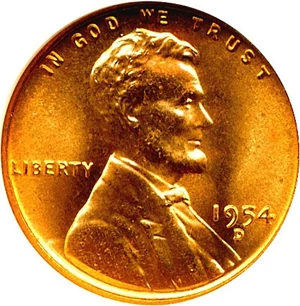 image for: 1954-D 1c NGC MS67 RD