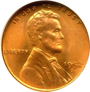 image for: 1952-S 1c NGC MS67 RD