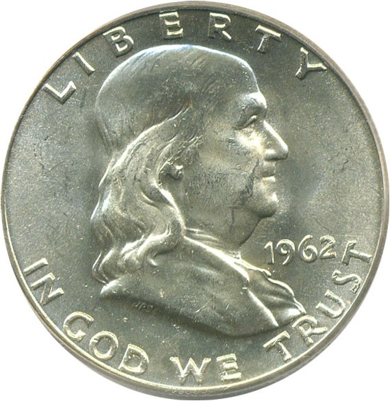 image for: 1962-D 50c  PCGS MS64 FBL