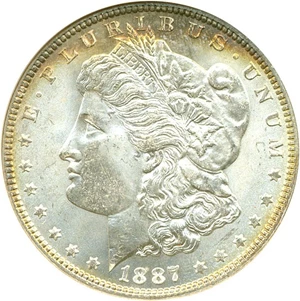 image for: 1887 $1 ANACS MS65