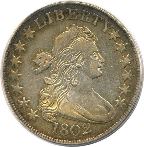 image for: 1802 50c  PCGS/CAC XF45 