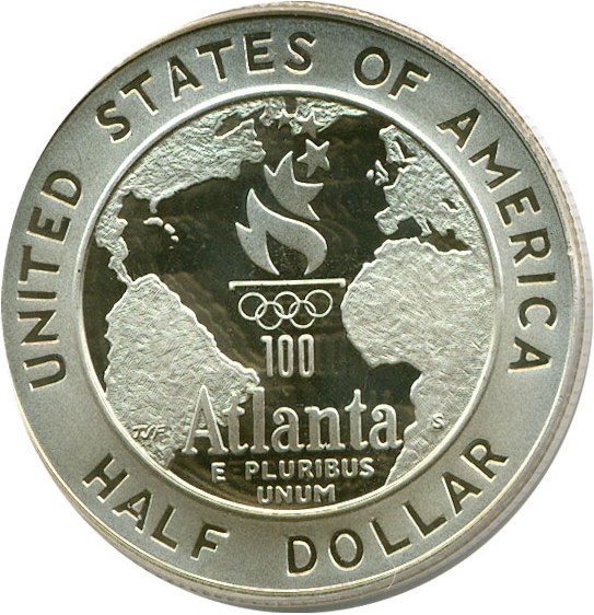 image for: 1995-S 50c Olympic Baseball PCGS Proof 69 DCameo