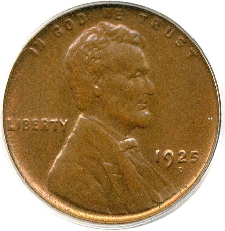 image for: 1925-D 1c  PCGS MS63 BN