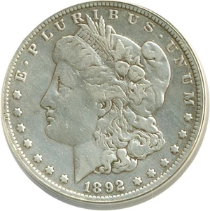 image for: 1892 $1 ANACS F15 Details (Damaged-Cleaned)
