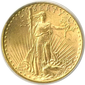 image for: 1909-S $20 PCGS MS64