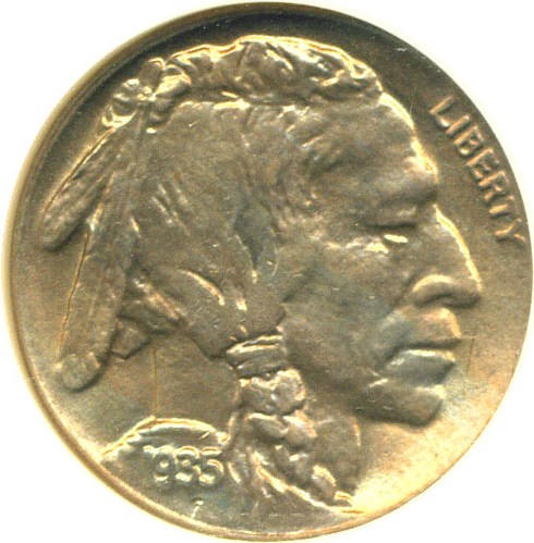 image for: 1935-D 5c  NGC MS65