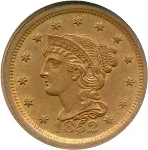 image for: 1852 1c NGC MS64 BN (N-6)