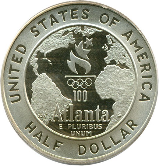 image for: 1995-S 50c Olympic Baseball PCGS Proof 69 DCameo