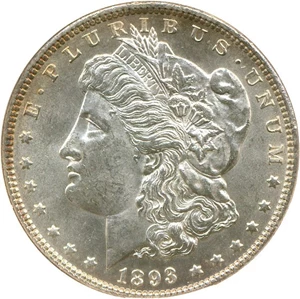 image for: 1893 $1 NGC MS62