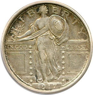 image for: 1917 25c Ty.1 ICG XF45