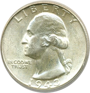 image for: 1943-D 25c ICG MS65