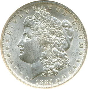 image for: 1884-O $1 NGC MS60
