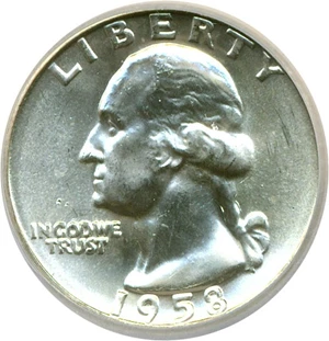 image for: 1958-D 25c ICG MS66