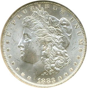 image for: 1883-O $1 NGC MS63