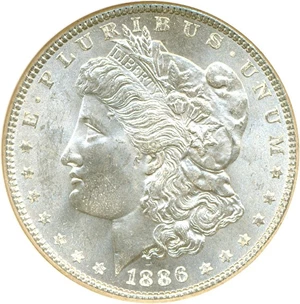 image for: 1886 $1 NGC MS64