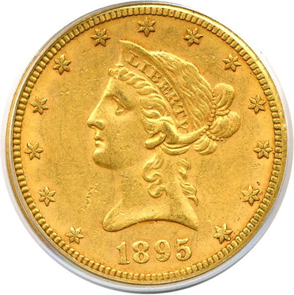 image for: 1895-O $10  PCGS AU55