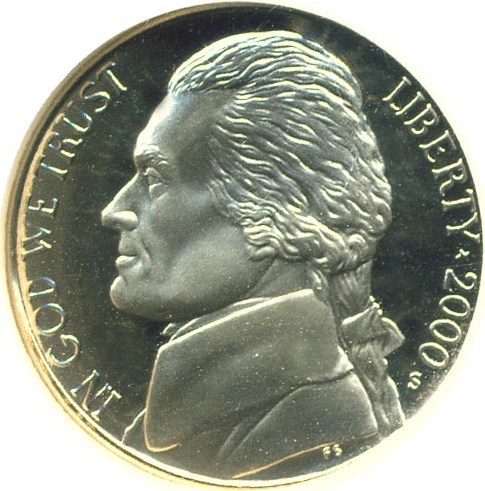 image for: 2000-S 5c  NGC Proof 69 UCameo