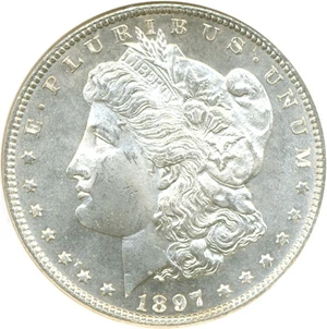 image for: 1897 $1 NGC MS65 PL