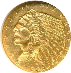image for: 1926 $2 1/2 NGC MS63