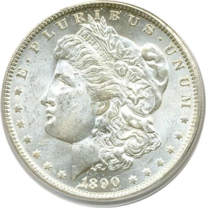 image for: 1890-O $1 PCGS MS64