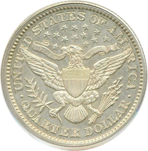 image for: 1896 25c PCGS Proof 62