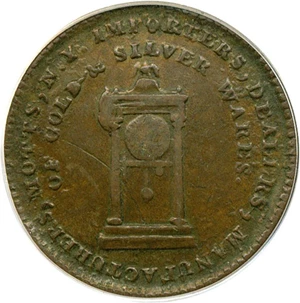 image for: 1789 Token Mott, Thick Pl Edge PCGS AU58