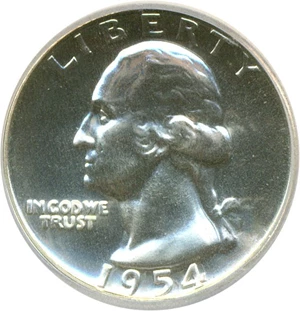 image for: 1954 25c ICG Proof 68