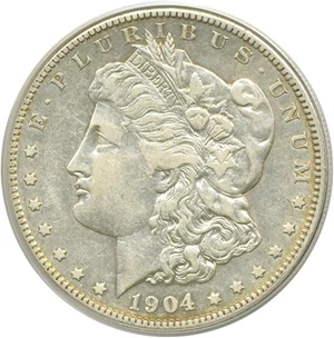 image for: 1904-S $1 PCGS XF45