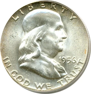 image for: 1956 50c PCGS MS65 FBL