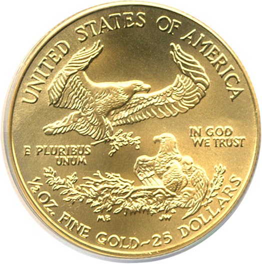 image for: 2003 $25 Gold Eagle PCGS MS69 