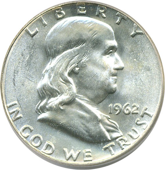 image for: 1962-D 50c  PCGS MS64 FBL