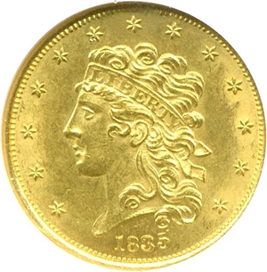image for: 1835 $5 NGC MS63
