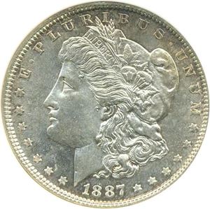image for: 1887 $1 ANACS MS64 DMPL