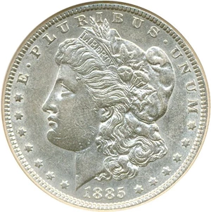 image for: 1885 $1 NGC AU58