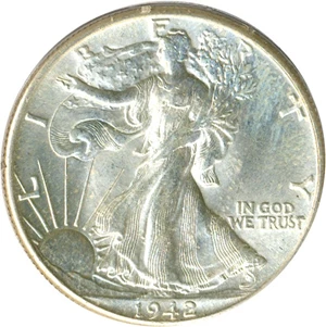 image for: 1942 50c PCGS MS65