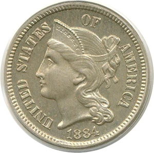 image for: 1884 3cN PCGS Proof 65