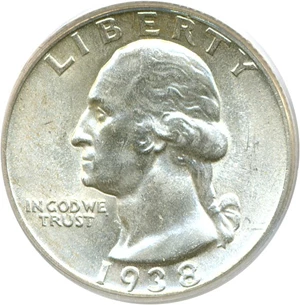 image for: 1938 25c PCGS MS65