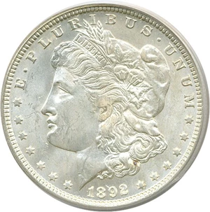 image for: 1892-O $1 PCGS MS63