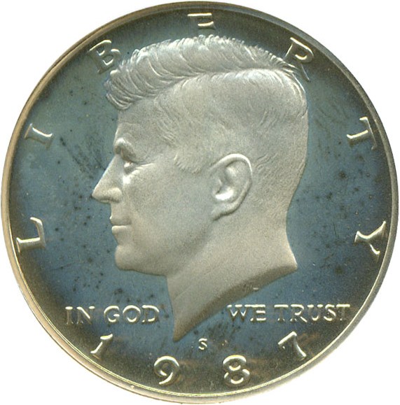 image for: 1987-S 50c  NGC Proof 69 UCameo