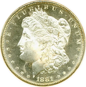 image for: 1881-S $1 NGC MS66 PL