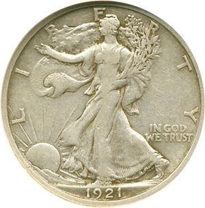 image for: 1921-D 50c NGC XF40