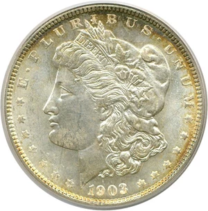 image for: 1903 $1 PCGS MS65