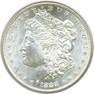 image for: 1888-S $1 PCGS MS65