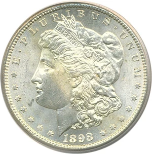 image for: 1898-S $1 PCGS MS64
