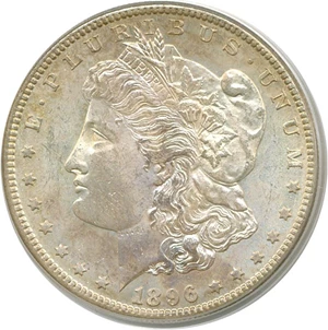 image for: 1896-S $1 PCGS MS63