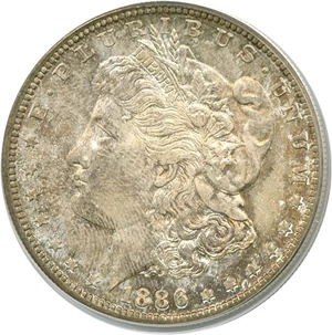 image for: 1886-S $1 PCGS MS65