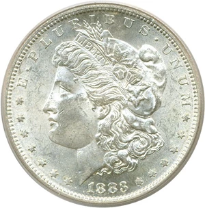 image for: 1883-S $1 PCGS MS63